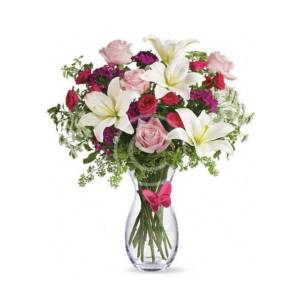 Lily and Rose Spray